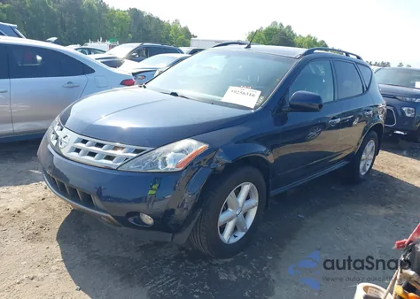 2004 Nissan Murano Se from USA, damaged, VIN JN8AZ08W94W316409